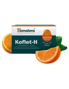 Pastillas Koflet Garganta Naranja 12 Comprimidos de Himalaya