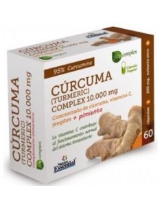 Curcuma 10.000Mg. +Jengibre+Pimienta 60Cap. de Nature Essential