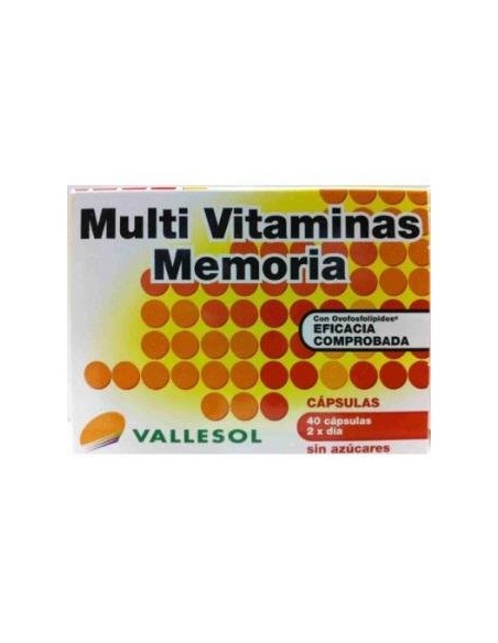 Vallesol Multivitaminico Memoria 40Cap. de Vallesol