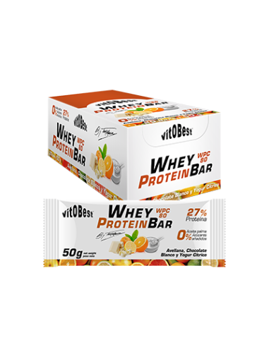Barrwhey Bar Choco Blanco Citricos 20 Ud Torreblan de Vit.O.Best