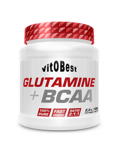 Glutamina + Bcaa Complex 1000 Gr Sabor Cola de Vit.O.Best