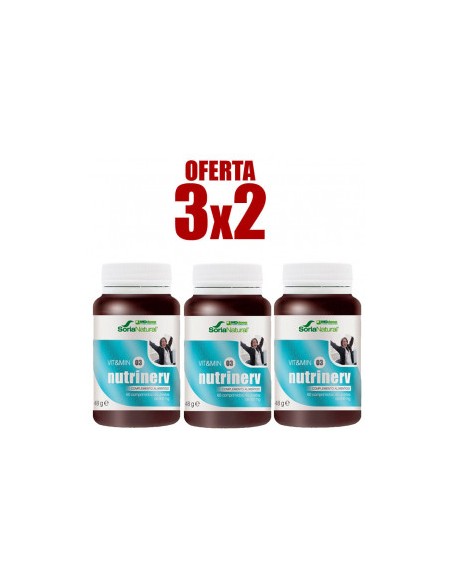 Pack 3X2 Nutrinerv 1450 Mg 30 Comp de Suplementos Mgdose