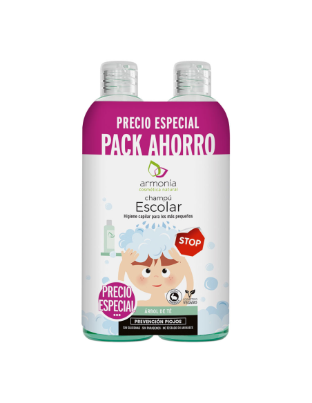 Pack Champu Escolar Pack Ahorro Armonia 300 ml + 300 ml de A