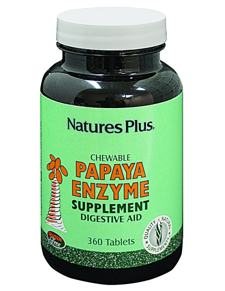 Papaya Enzime 360 Comp Mast de Natures Plus