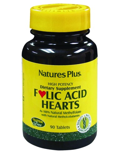Folic Acid Hearts 90 Comp de Natures Plus