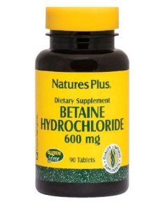 Betaina Hcl 600 Mg 90 Comp de Natures Plus
