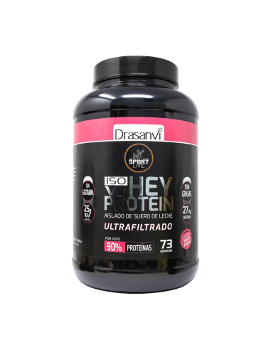 Whey Protein Aislado Yogur Fresa 2,2Kg Sport Live Drasanvi