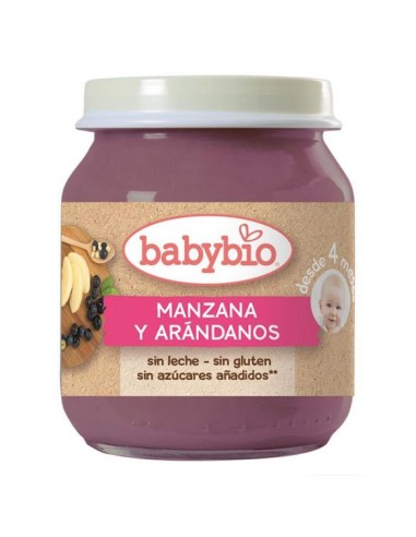 Babybio Potito Manzana Arandanos 130 Gr de Babybio