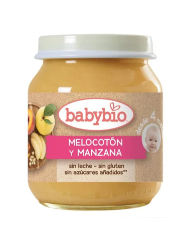 Babybio Potito Melocoton Manzana 130 Gr de Babybio