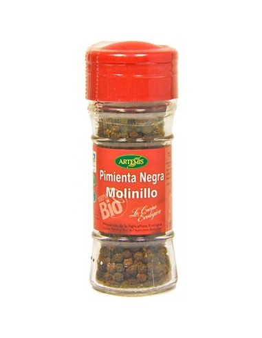 Tarro Pimienta Negra Molinillo Eco 40 Gr de Artemisbio