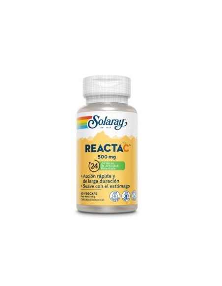 Reacta-C 500Mg. (Ester C) 60Cap. de Solaray