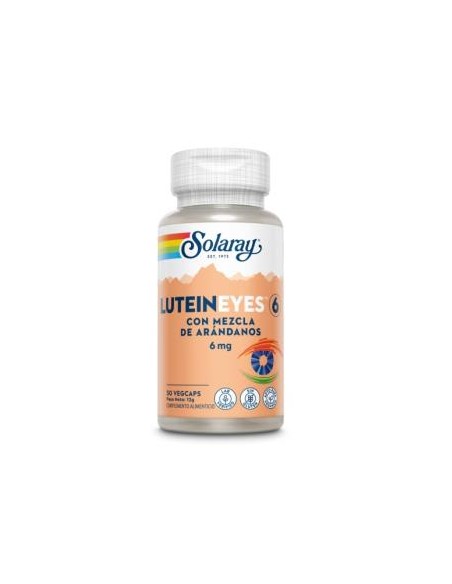 Lutein Eyes 6 Mg - 30 Vegcaps de Solaray