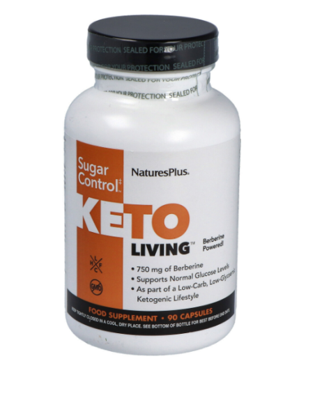 Keto Living Sugar Control 90 Caps. de Natures Plus