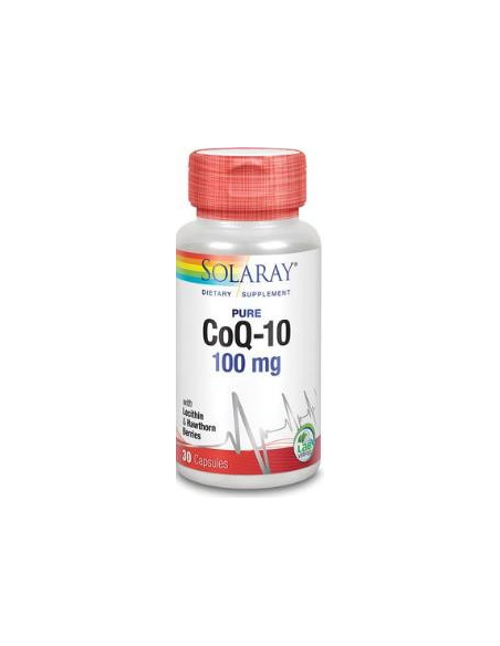 Pure Coq10 100 Mg - 30 Cápsulas de Solaray