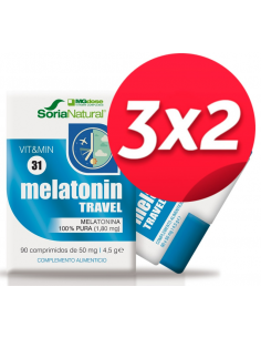 Pack 3X2 Melatonina Travel...