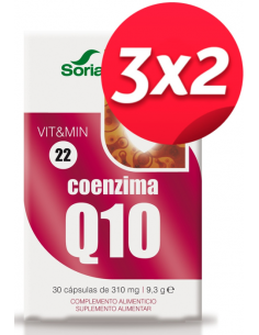 Pack 3X2 Coenzima Q10 30...