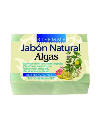 Jabon Natural Algas 100 G De Ynsadiet