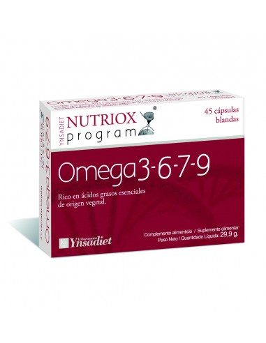 Omega 3-6-7-9  30 Perlas Nutriox De Ynsadiet
