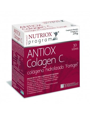 Antiox Colagen + Ac Hialuronico Fortigel 30 Sobres De Ynsadiet