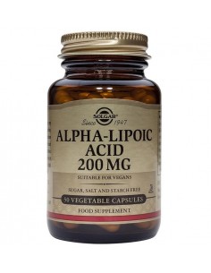 Acido Alfa Lipoico (200 Mg) 50 Caps De Solgar