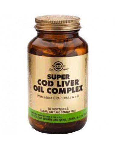 Super Cod Liver Oil Complex 60 Caps De Solgar