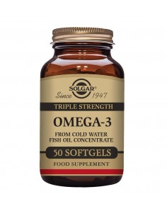 Omega-3 Triple Concentracion 50 Caps De Solgar