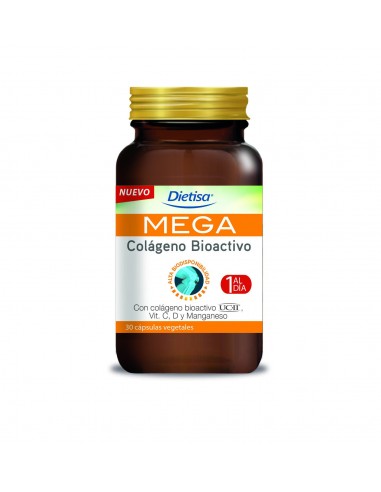 Mega Colageno Bioactivo Uc-Ii 30 Vcaps De Dietisa