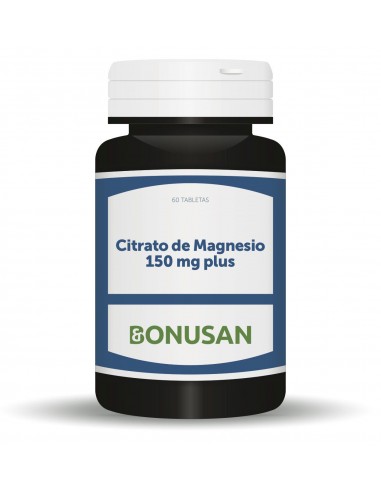 Citrato De Magnesio Plus 150 Mg 60 Tabletas De Bonusan