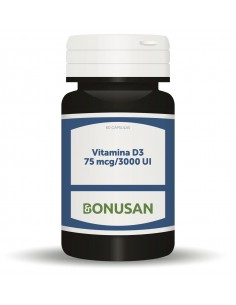 Vitamina D3 75 Mcg / 3000 Ui 60 Cap De Bonusan