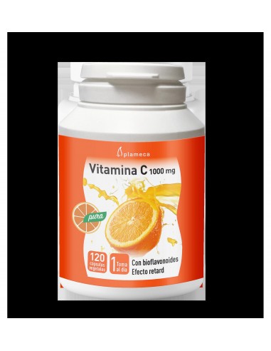 Vitamina C Pura 1000 Mg 120 Vcaps De Plameca