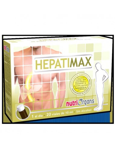 Nutriorgans Hepatimax 20 Viales X 10 Ml De Tongil