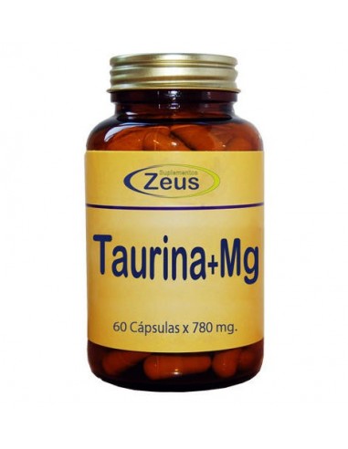 L-Taurina + Magnesio 780 Mg 60 Caps De Zeus