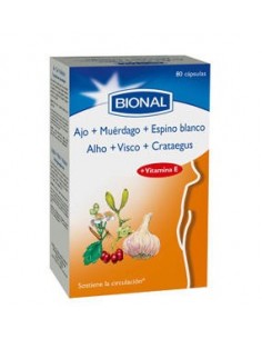 Ajo+Muerdago+Espino Blanco 80 Caps Biover De Bional