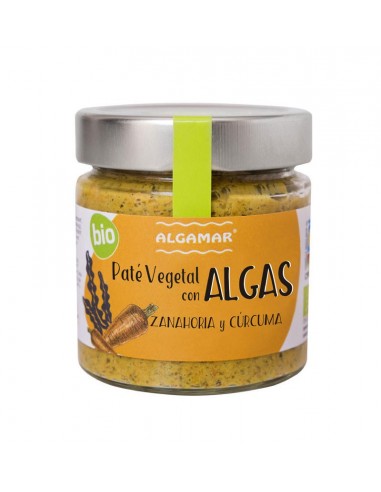 Pate Vegetal Con Algas, Zanahoria Y Curcuma De Algamar