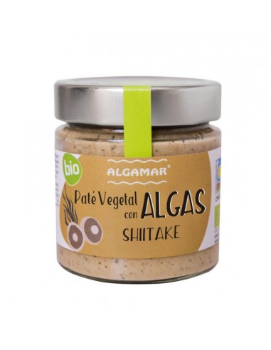 Pate Vegetal Con Algas Y Shiitake 180 Gr De Algamar
