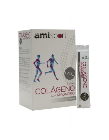 Colageno Con Magnesio + Vit C 20 Sticks De Amlsport