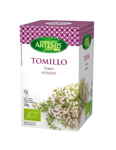 Tomillo Eco 20 Filtros De Artemisbio