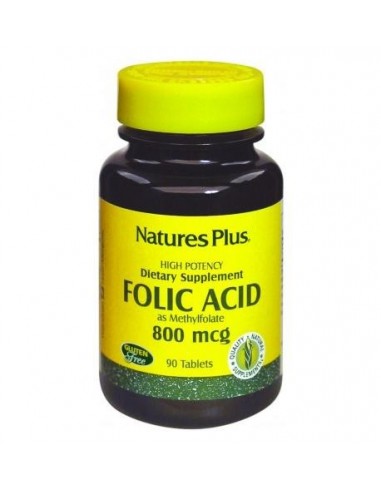 Acido Folico  90 Comp De Natures Plus