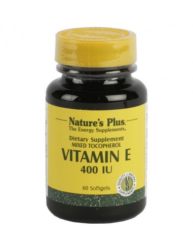Vitamina E 400 Ui  60 Perlas De Natures Plus