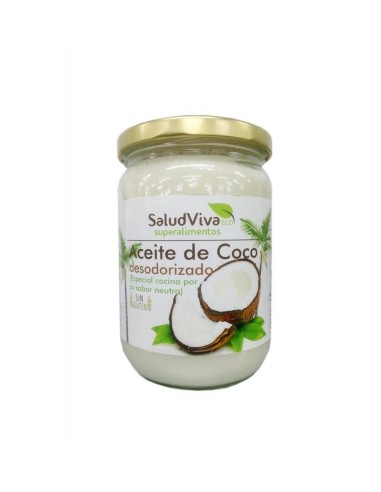 Aceite De Coco Desodorizado 565 Mll De Salud Viva