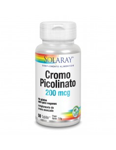 Chromium Picolinate 50 Tabletas De Solaray