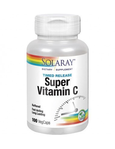 Super Vitamina C 100 Vcaps ( No Acid) De Solaray