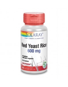 Red Yeast Rice 600Mg 45 Vcaps De Solaray