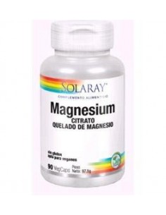Magnesium Citrato 133 Mg 90 Vcaps De Solaray