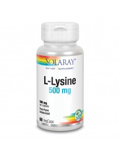 L Lysine 500 Mg 60 Caps De Solaray