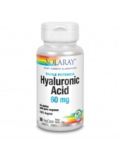 Hyaluronic Acid 60 Mg 30 Vcaps De Solaray
