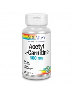 Acetyl L-Carnitina 500 Mg 30 Vcaps De Solaray