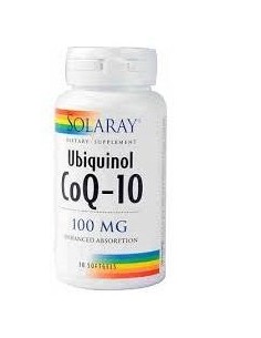 Ubiquinol Co-Q10 100 Mg 30 Perlas De Solaray