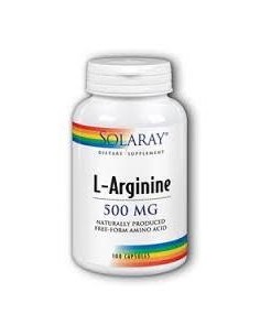 L Arginine 500 Mg 100 Capsulas De Solaray