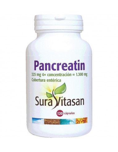 Pancreatin 1300 Mg 120 Vcaps De Sura Vitasan
